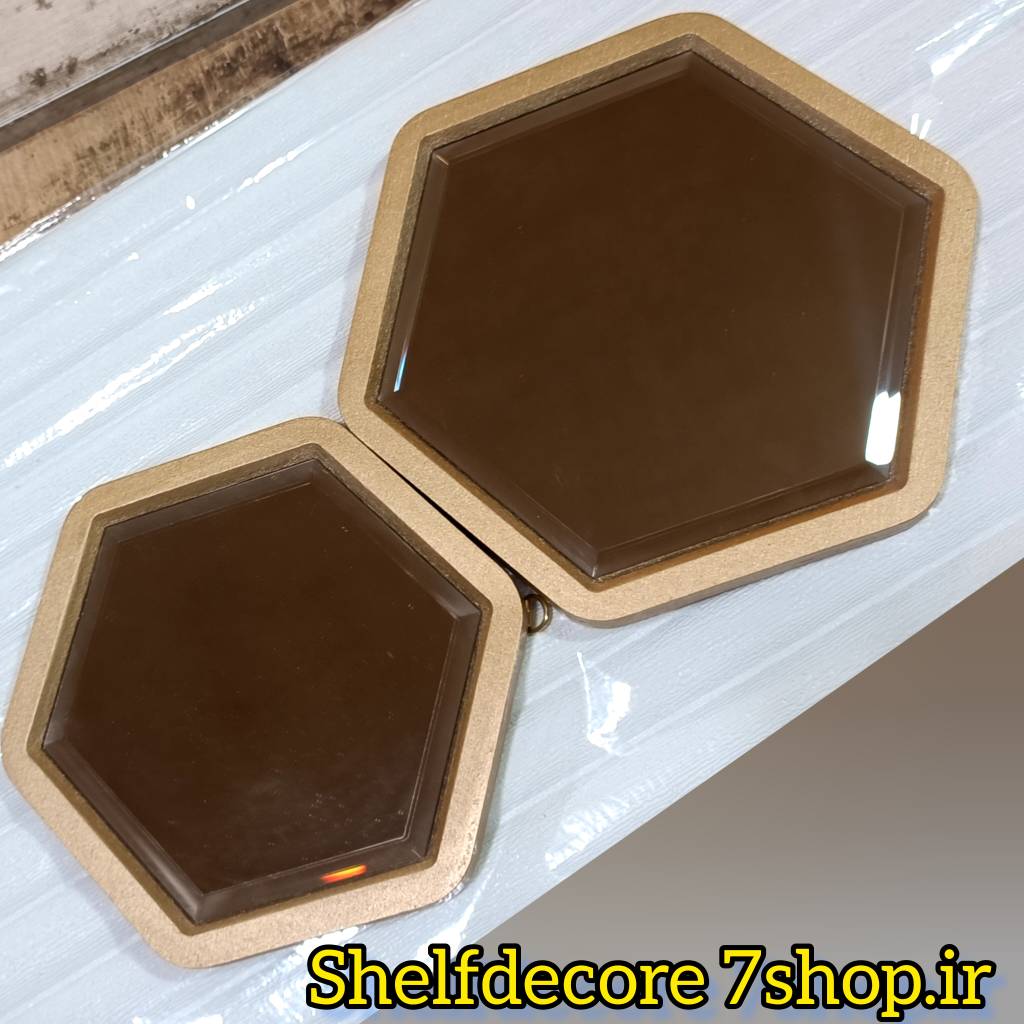 اینه دکوراتیو شش ضلعی