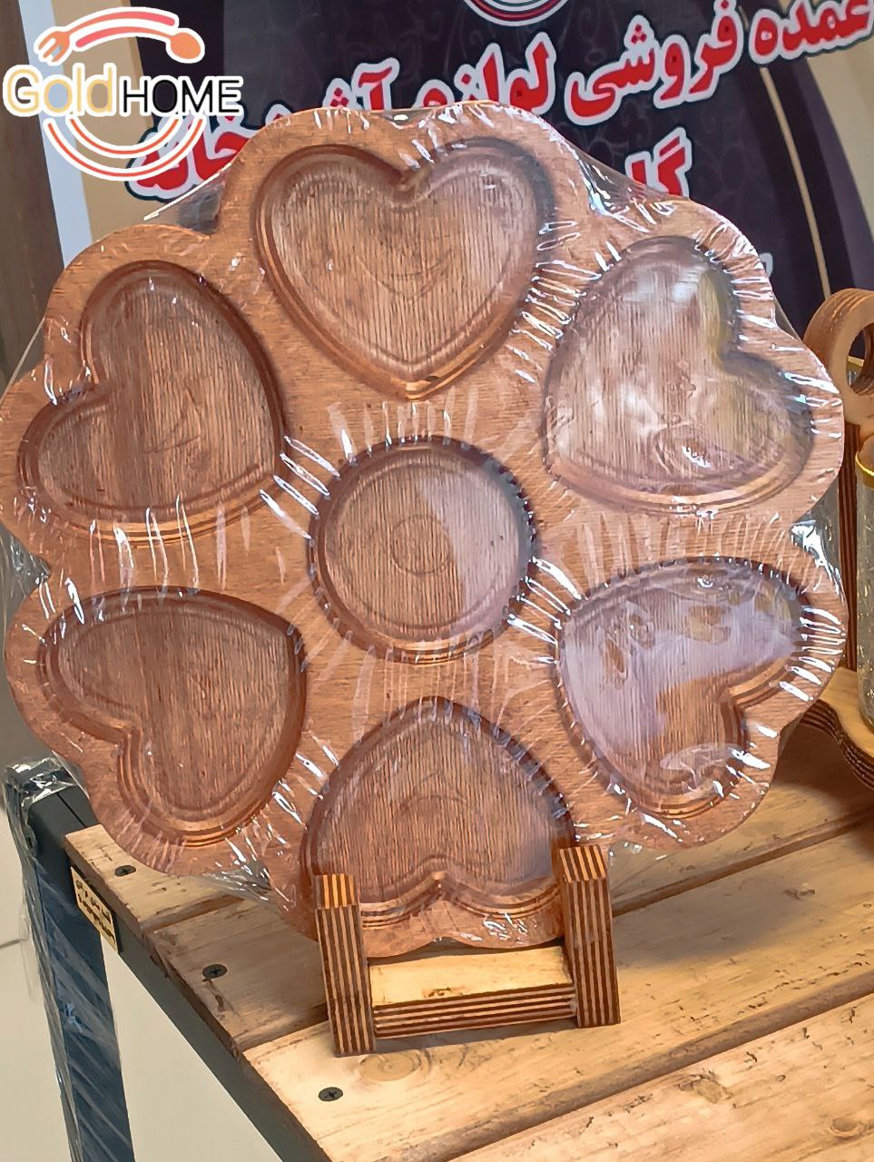 اردو خوری چوبی 6 قلب